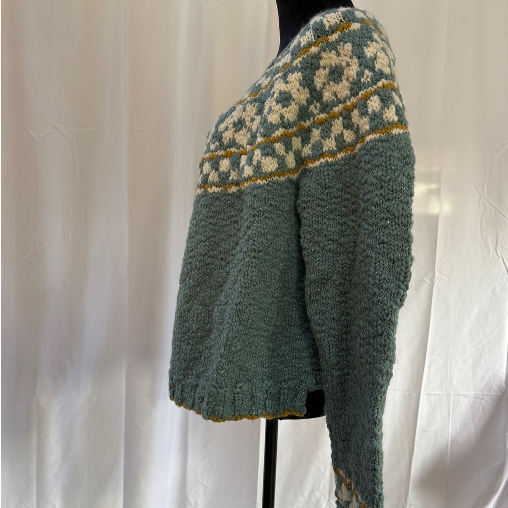 Handmade Chunky Wool Sweater - Picture 4 of 7